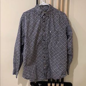 Men’s Ariat button down print long sleeve